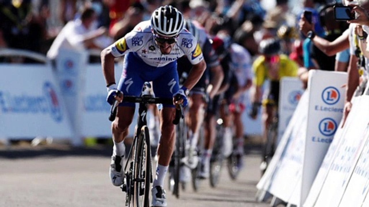 Tour de France 2020 - Julian Alaphilippe : "Je me sens bien... j'ai essayé de faire le sprint mais j'ai déraillé !"
