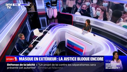 Story 1 : la justice bloque encore le port du masque en extérieur - 04/09