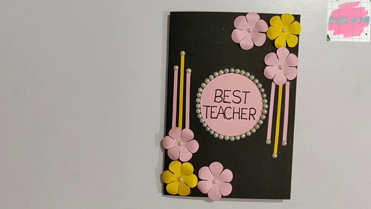 How to Make Teacher's Day Card at Home/ Handmade Teacher's Day Card/ Happy Teacher's Day