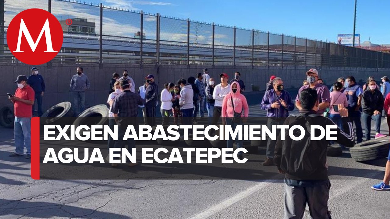 Bloquean avenida Central por falta de agua en E...