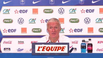 Deschamps : «Un contexte pesant et contraignant» - Foot - L. nations - Bleus