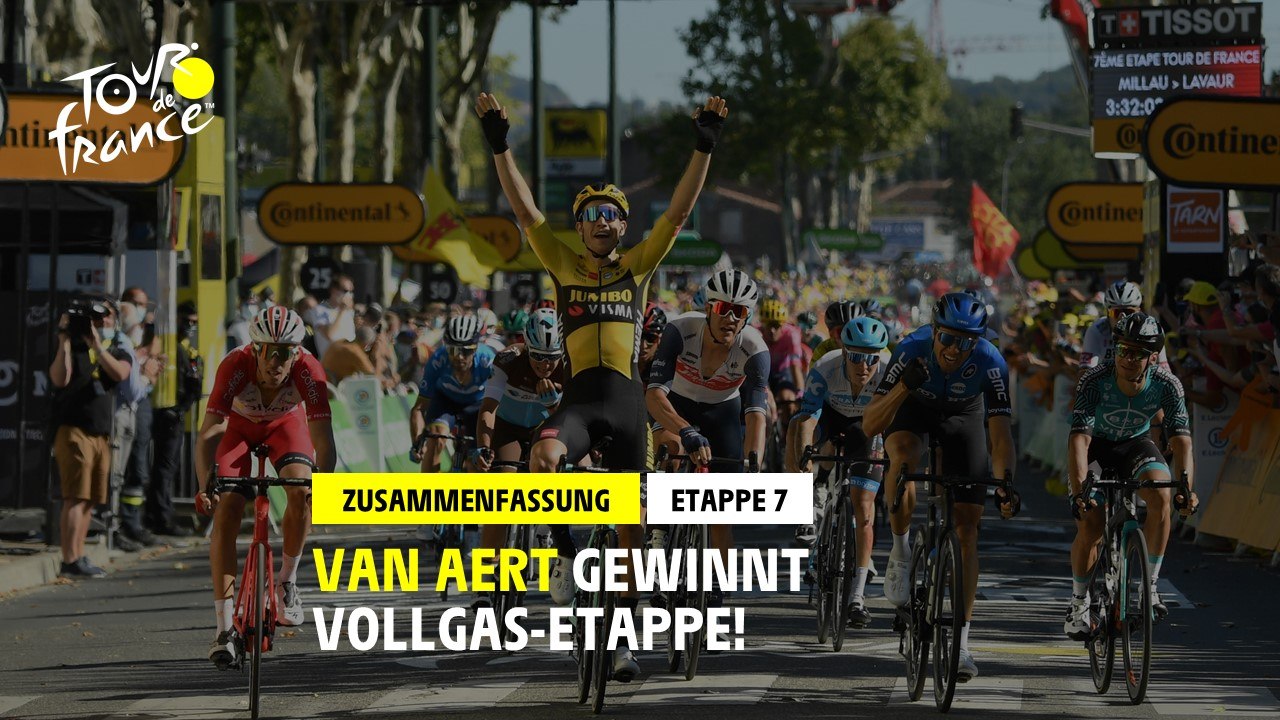 #TDF2020 - Etappe 7 - Van Aert gewinnt vollgas-etappe !