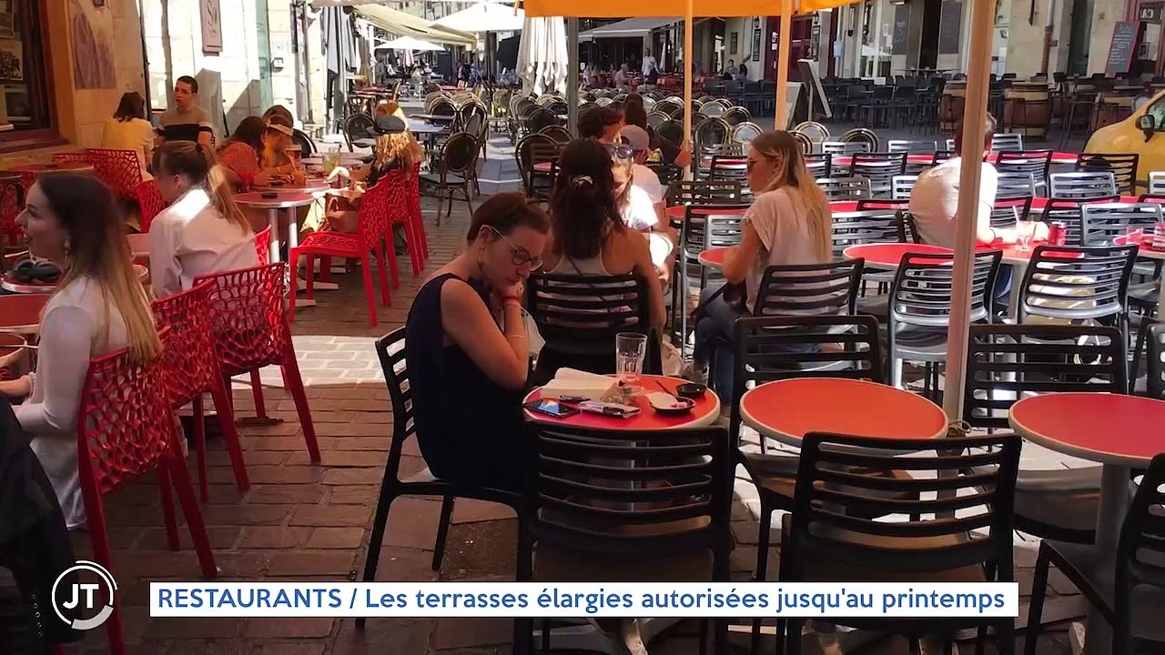 RESTAURANTS : les terrasses élargies autorisées jusqu'au printemps