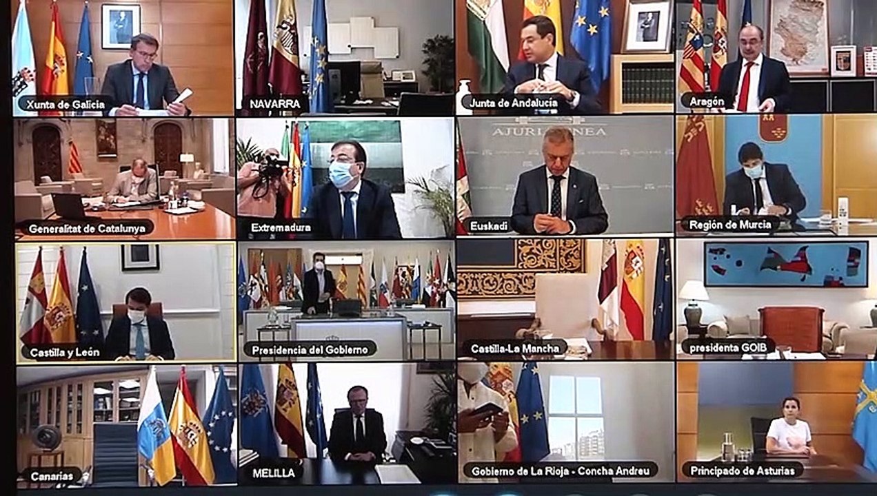 Los fondos europeos y nuevas medidas contra el coronavirus marcan la reunión de Presidentes