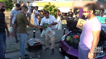 Lüks aracıyla karpuz satan adam konuştu | Video