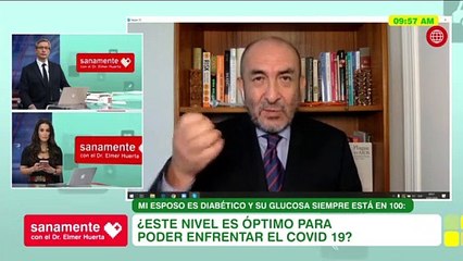 ¿Nivel de glucosa óptimo para enfrentar el Covid-19? | Sanamente con el Doctor Elmer Huerta (HOY)