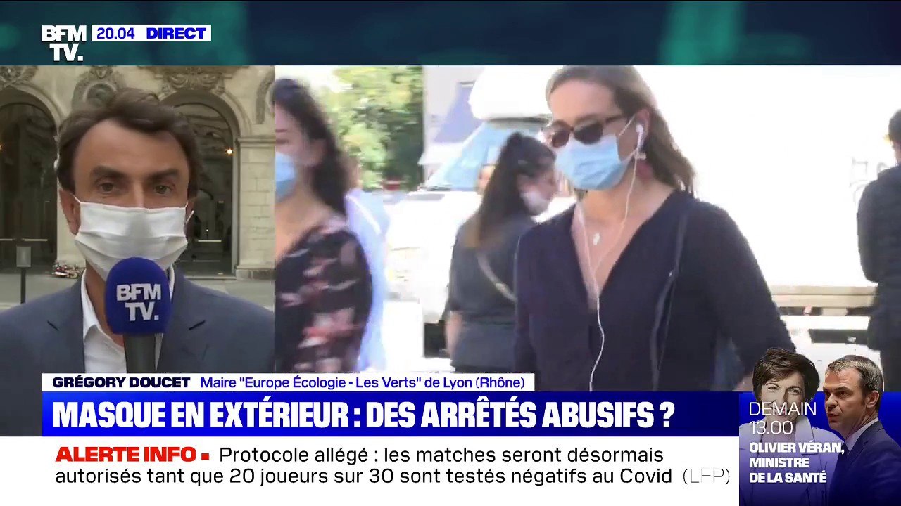 Masque à Lyon: Grégory Doucet "souhaite que l'obligation s'applique si "la distanciation physique ne peut pas être respectée"