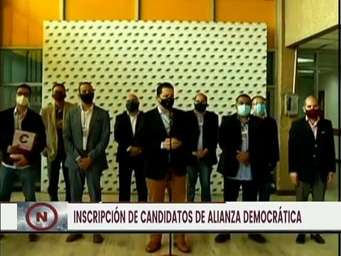 Alianza Democrática formalizó su inscripción de candidatos ante el CNE, rumbo a Parlamentarias 2020