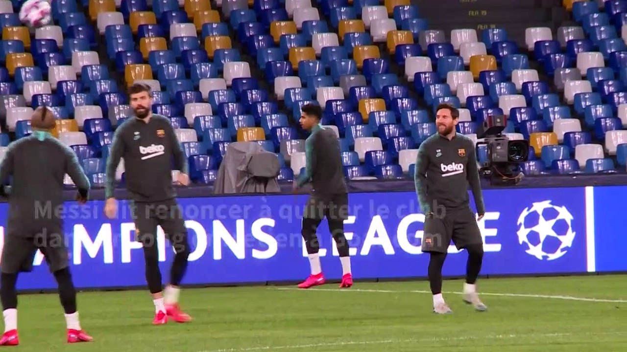 Football: Messi recule et annonce qu'il reste à Barcelone