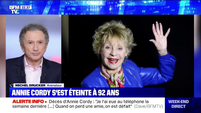 Michel Drucker à propos d'Annie Cordy: Elle avait un répertoire qui plaisait à tout le monde