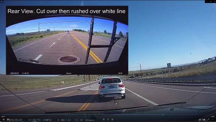Belligerent Driver Cuts Off Car and Causes Lane Standstill