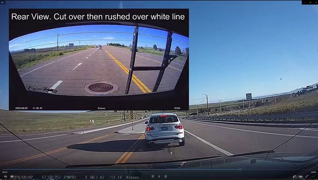 Belligerent Driver Cuts Off Car and Causes Lane Standstill