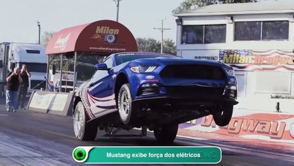 Mustang exibe força dos elétricos