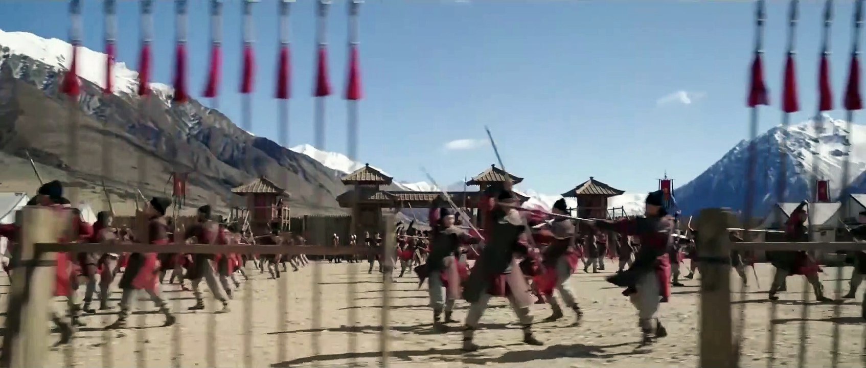 Mulan Movie Clip - Fight Scene - Mulan vs Honghui