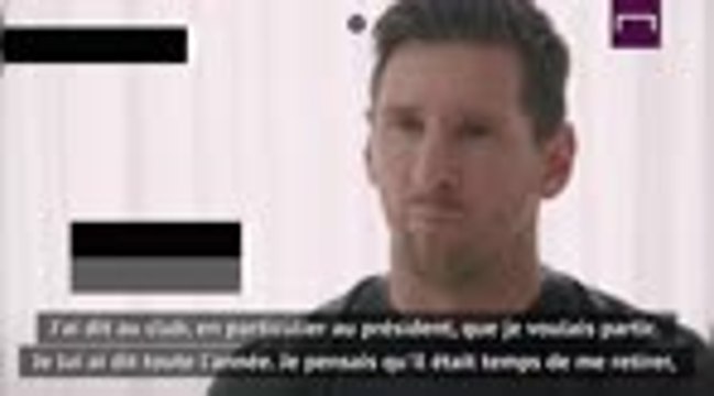 Transferts - Messi : Je n'irai jamais en justice contre mon club de coeur