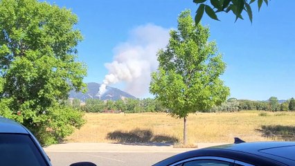Wildfire Engulfs Montana Mountain Range