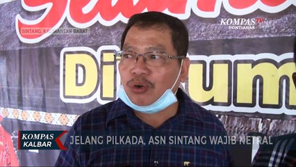 Wakil Bupati Ingatkan ASN Sintang agar Netral jelang Pilkada 2020