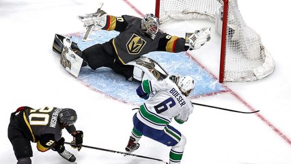 Robin Lehner stuffs Brock Boeser with phenomenal glove save in Game 7