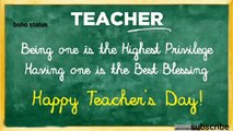 Teachers Day Whatsapp Status | Happy Teachers Day 2020 | Teachers Day Status