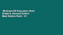 McGraw-Hill Education Math Grade 8, Second Edition  Best Sellers Rank : #3