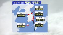 10호 태풍 '하이선' 동해안 따라 북상...지역별 최근접 시간은? / YTN