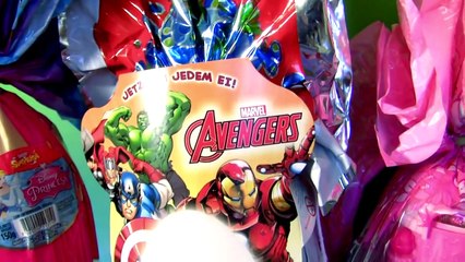 Descargar video: Huge Kinder Egg MAXI Marvel Avengers SURPRISE TOYS Disney Princess Cinderella Carriage, SNOW WHITE