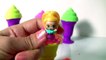 Kinetic Sand Ice Cream Cones TOYS Surprise - Learn Colors Disney Baby Mickey Mouse Clubhouse Tools