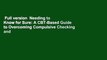 Full version  Needing to Know for Sure: A CBT-Based Guide to Overcoming Compulsive Checking and