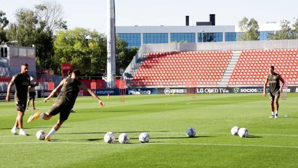 Entrenamiento del Atlético de Madrid