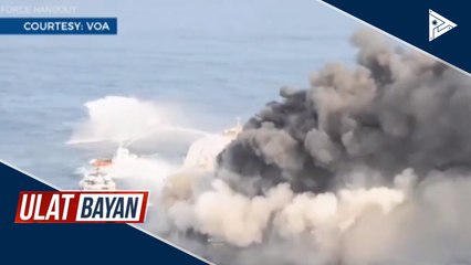 Isang Pinoy, nasawi sa nasunog na oil tanker sa Sri Lanka