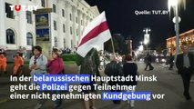 Belarus: Polizei nimmt mehr als 40 Demonstranten fest