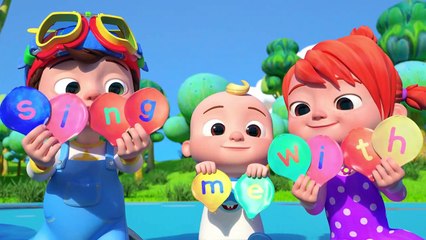 ABC Song with Balloons + More Nursery Rhymes & Kids Songs - CoComelon_1