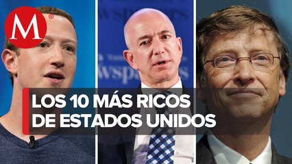 CEO de Amazon encabeza lista de millonarios de EU