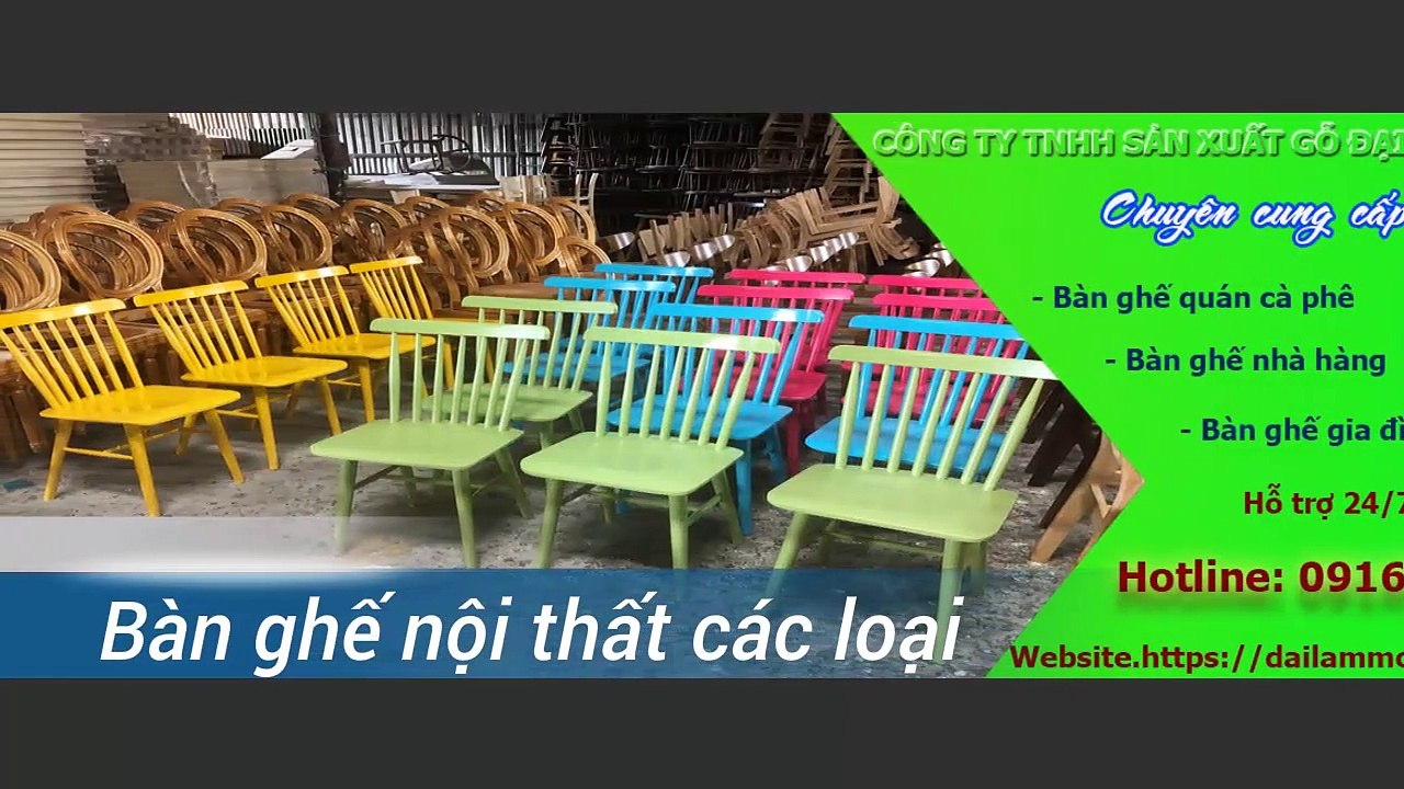 Bàn ghế nội thất các loại tại Bình Dương