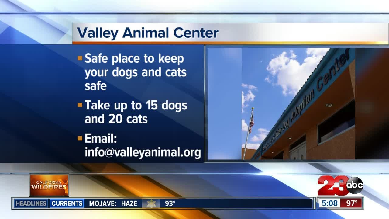 Valley Animal Center open to provide safe haven for pets affected by fires