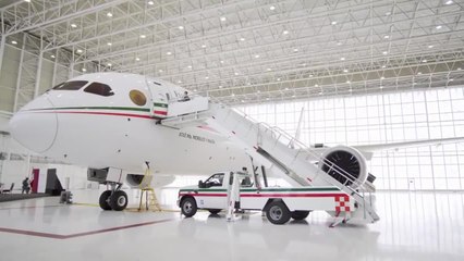 Así luce por dentro el lujoso avión presidencial que el mandatario de México quiere vender
