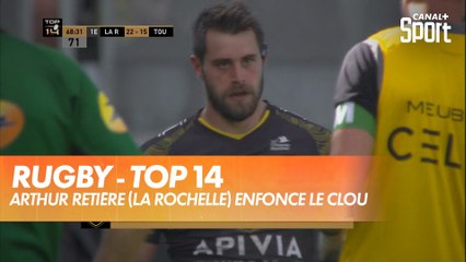 Arthur Retière y va de son essai pour le Stade Rochelais