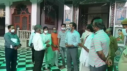 कलक्टर सोनी व एसपी धनखड़ पहुंचे मेड़ता, चारभुजा नाथ मंदिर में किए दर्शन