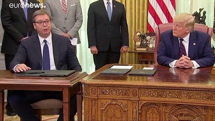 Serbia and Kosovo agree to closer economic ties in US-brokered deal