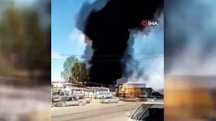 Bursa’da geri dönüşüm tesisinde yangın