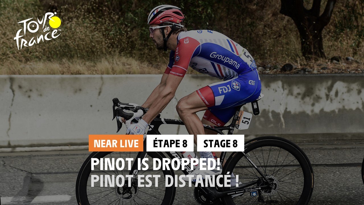 #TDF2020 - Étape 8 / Stage 8 - Pinot est distancé ! / Pinot is dropped!