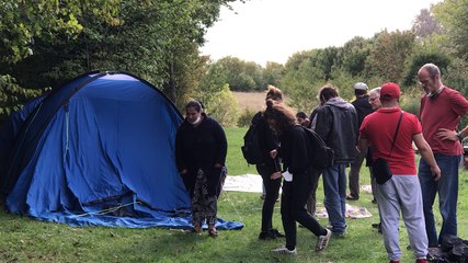 Un nouveau squat sous forme de camping
