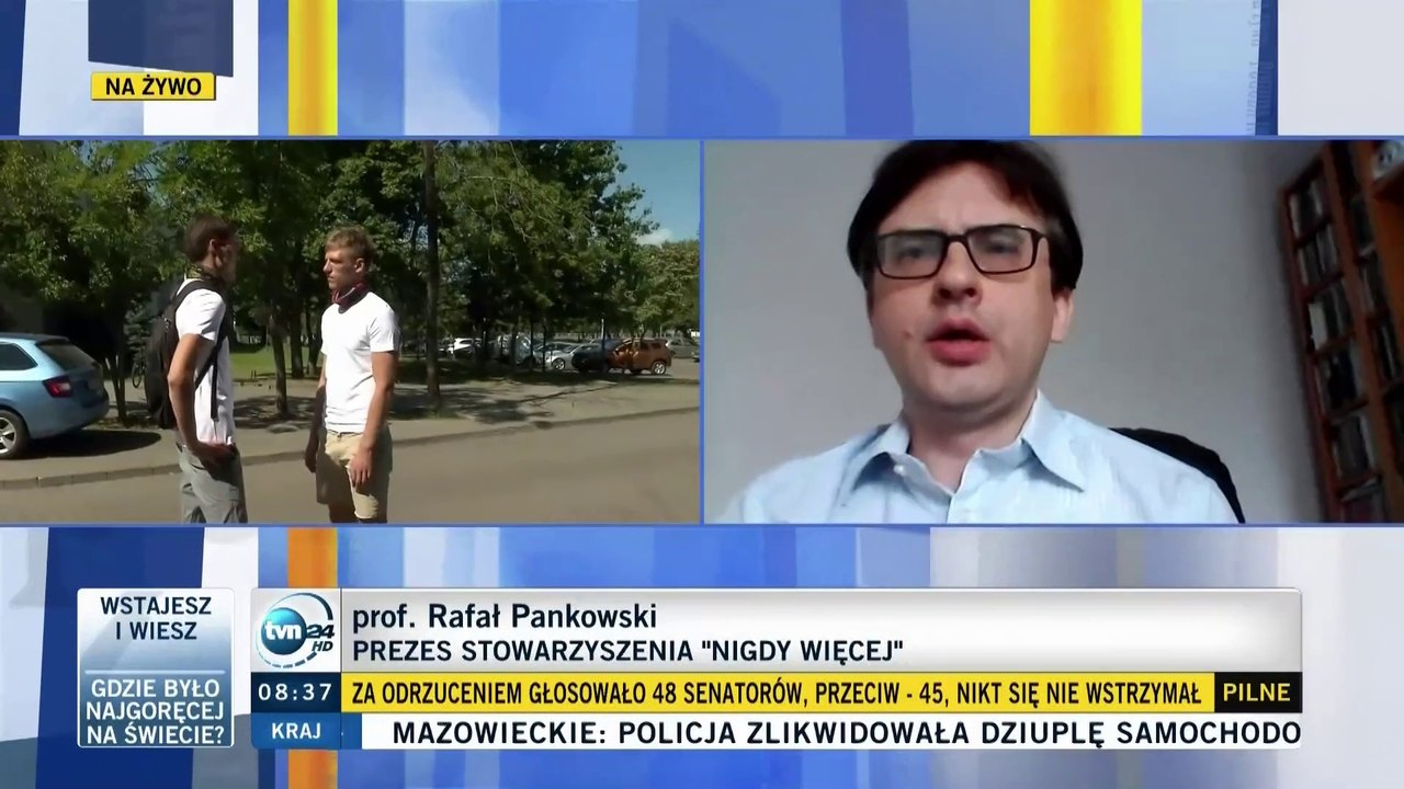 Rafał Pankowski z NIGDY WIĘCEJ o homofobii, 18.08.2020.
