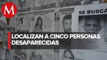 PGJ de la CdMx localizo a cinco personas desaparecidas