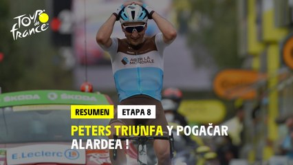 #TDF2020 - Etapa 8 - Peters triunfa y pogacar alardea
