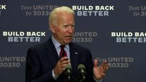 Biden blasts Trump's 'plane of thugs' allegation