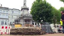 Herz von erstem Bürgermeister in Brunnen von belgischer Stadt Verviers entdeckt