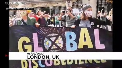 "Stayin' Alive" : l'hymne des militants écologistes à Londres