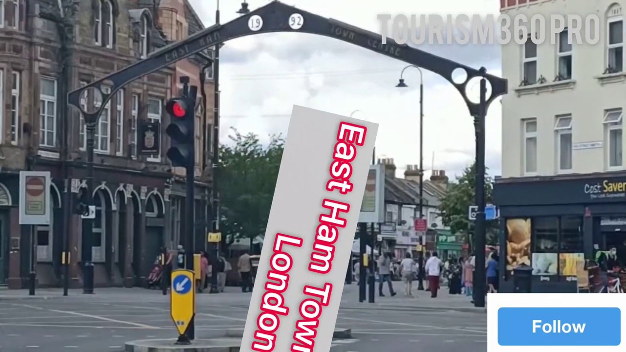 Eastham town centre in London