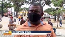 Muita gente madrugou na porta das agências da Caixa em São Luís MA.